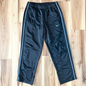 Men's Black Nike Sweatpants - Medium